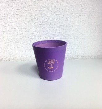 + Кашпо картон с надп.