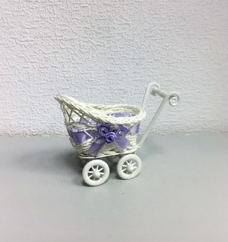 + Кашпо Коляска мини