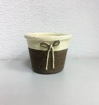 + Кашпо плетеное