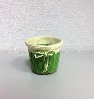 + Кашпо плетеное мини