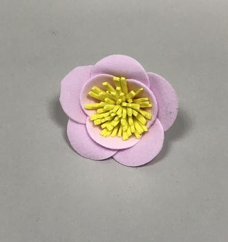 Цветок декор 12  Лютик 2,5см