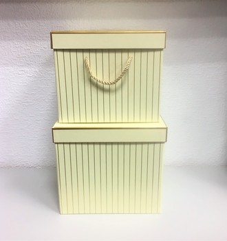 + Набор из 2-х  кубов полосатые