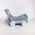 +Кашпо дерев. Телега