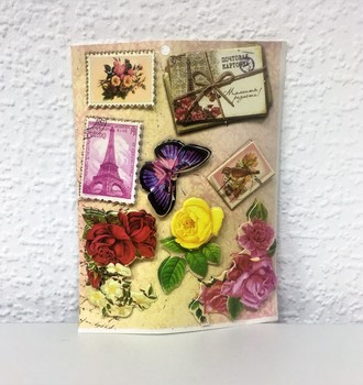 СЛ Наклейки декоративные 11*15см