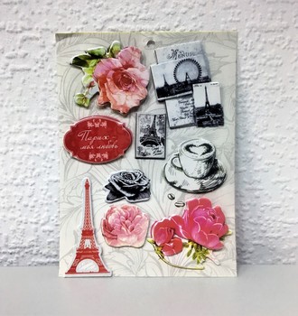 СЛ Наклейки декоративные 11*15см