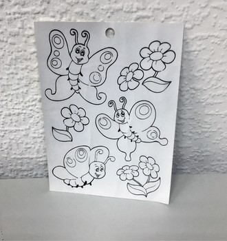 СЛ Наклейки с раскраской