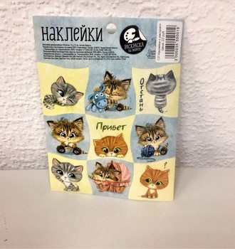 СЛ Наклейки с раскраской