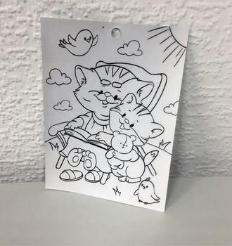 СЛ Наклейки с раскраской