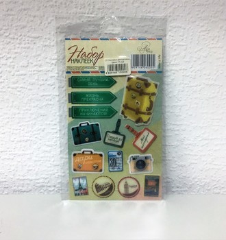 СЛ Наклейки декоративные в ассортименте 11*15см