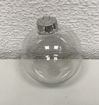 + Шар прозрачный 10 см с отверстием