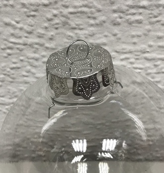 + Шар прозрачный 10 см с отверстием