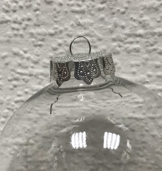 + Шар прозрачный 10 см с отверстием