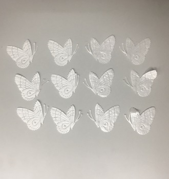 Набор бабочек декор (12шт)