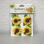 Наклейки Войлок Цветы, Божьи Коровки (4 шт)