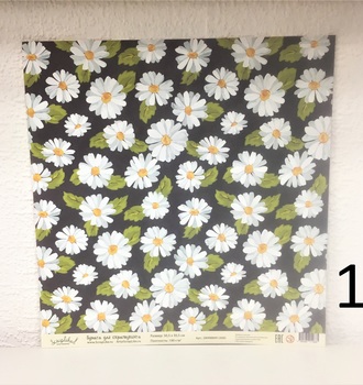 СЛ Бумага для скрапбукинга 30,5*30,5см 190г/м2