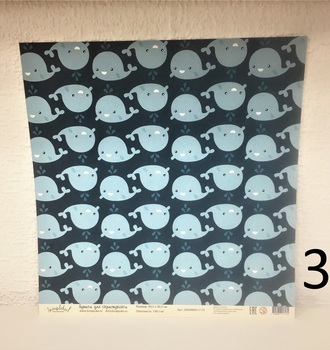 СЛ Бумага для скрапбукинга 30,5*30,5см 190г/м2