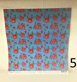 СЛ Бумага для скрапбукинга 30,5*30,5см 190г/м2